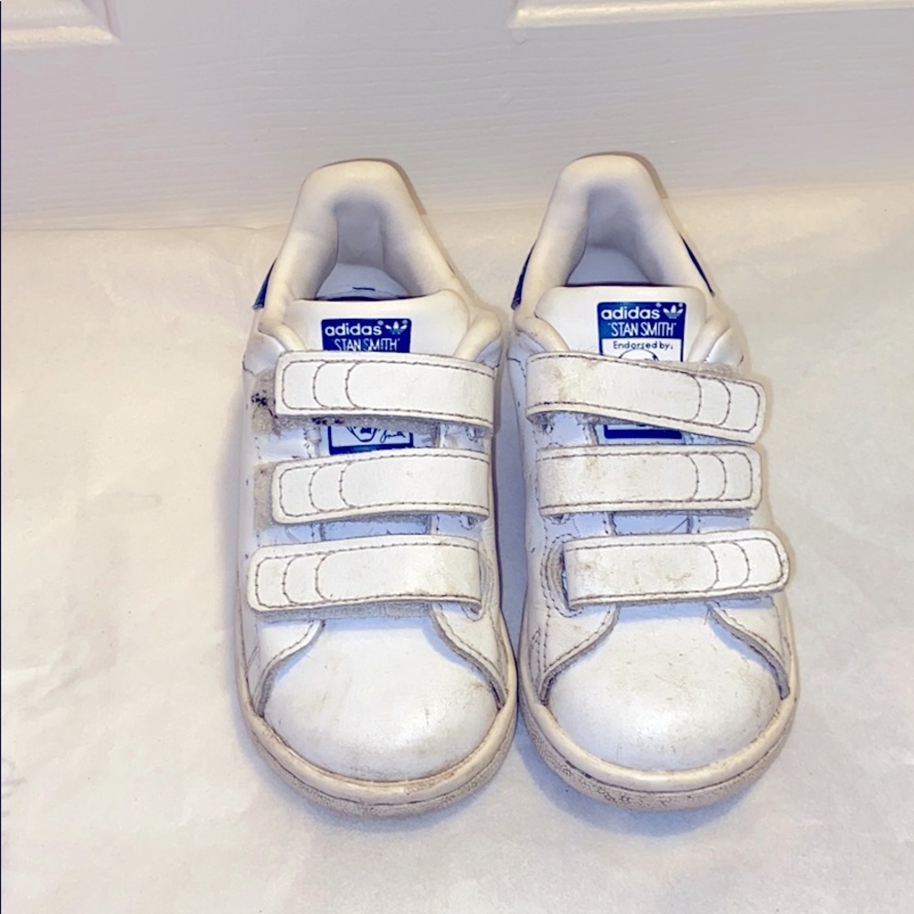 Adidas Stan Smith Toddler Shoes. Size:8K. White